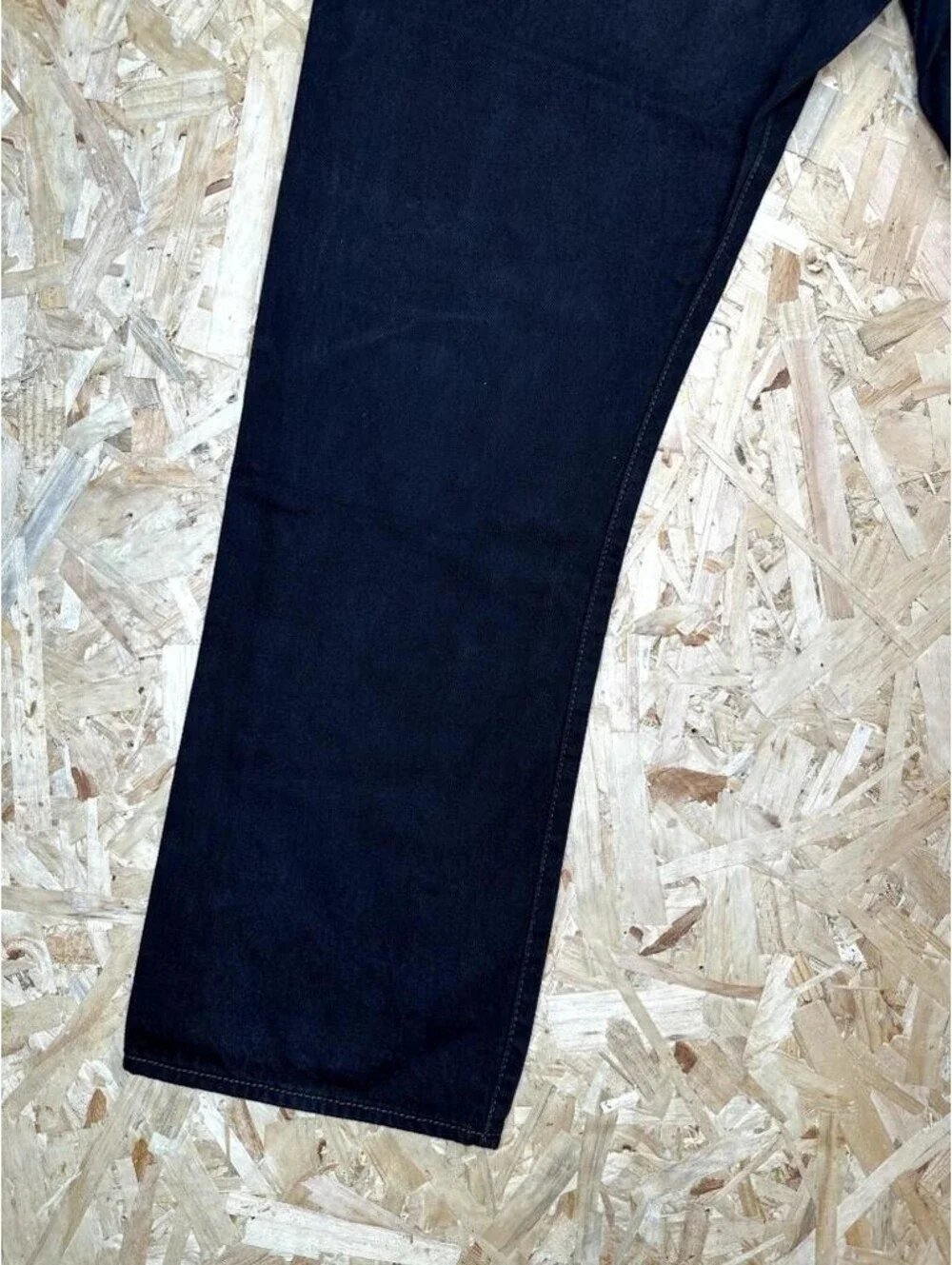 Levis 501 Original Fit Jeans Mens 38x29 Dark Wash Indigo Blue Denim Button Fly